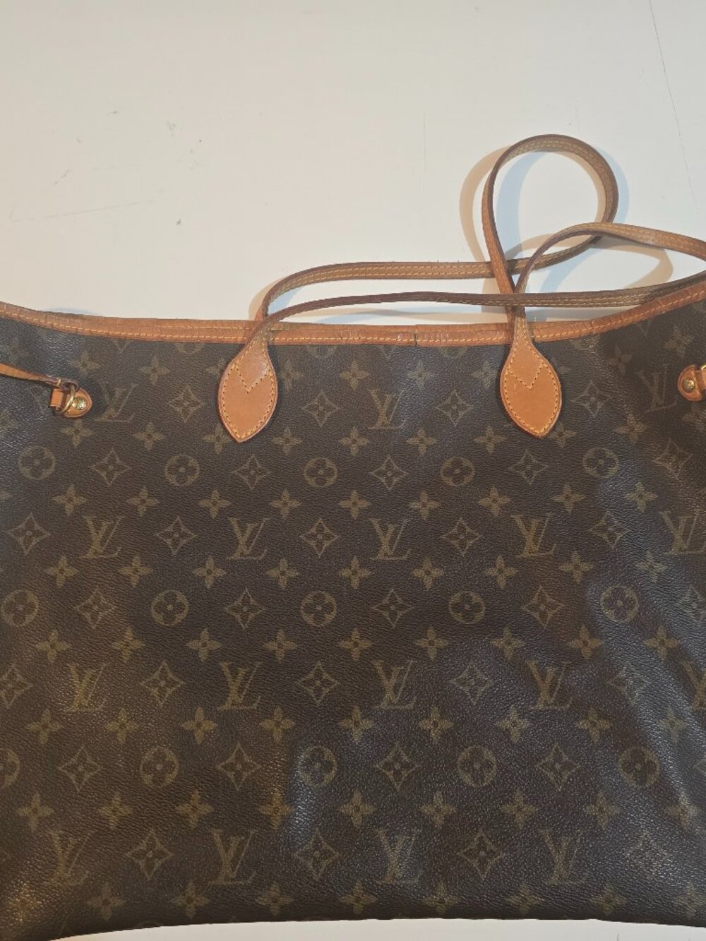 Louis Vuitton Neverfull GM Monogram Canvas Tote Bag Large Shoulder Handbag
